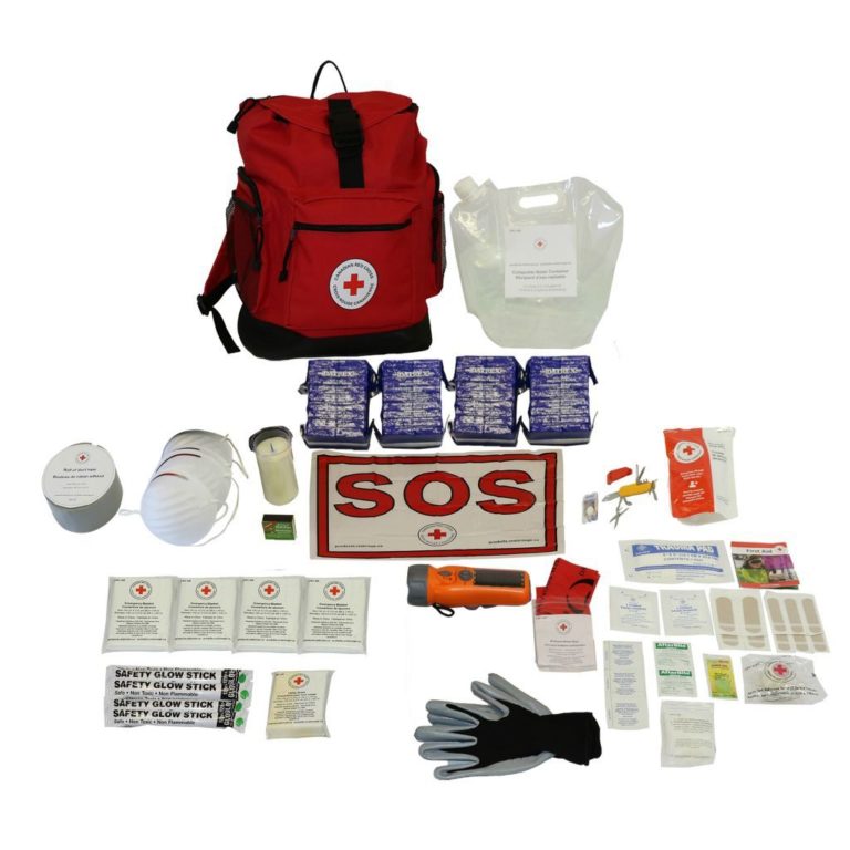 2-Person - Canadian Red Cross Deluxe Disaster Preparedness Kit ...